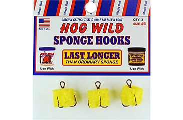 Image of Magic Bait Hog Wild Bronze Hook, Trebl, Size 6, 3 Per Pack, 22-48