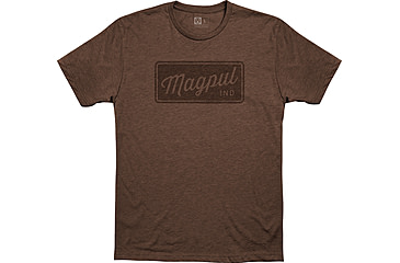 Image of Magpul Industries Rover Block CVC T-Shirt, Brown Heather, Small, MAG1116-203-S