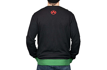 Image of Magpul Industries Ugly Christmas Sweater Button Down, Krampus, Medium, MAG1198-BLK-M