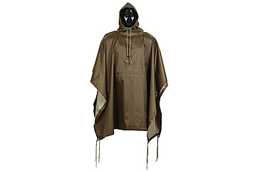 Image of Major Outdoors Rubberized Heavy Duty Poncho, Coyote, One Size, 20-6936007000