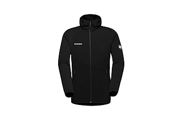 Image of Mammut Aconcagua Light ML Hooded Jacket - Mens, Black, Extra Large, 1014-04250-0001-116
