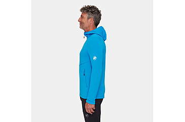 Image of Mammut Aconcagua Light ML Hooded Jacket - Mens, Glacier Blue, Large, 1014-04250-50589-115