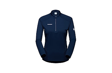 Image of Mammut Aenergy FL Half Zip Longsleeve - Womens, Marine, Medium, 1016-01340-5118-114
