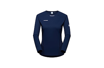 Image of Mammut Aenergy FL Longsleeve - Womens, Marine, Large, 1016-01380-5118-115