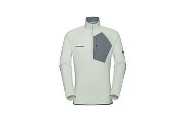 Image of Mammut Aenergy Light ML Half Zip Pull Jacket - Mens, Silver Sage-Strata, M, 1014-05521-1303-114
