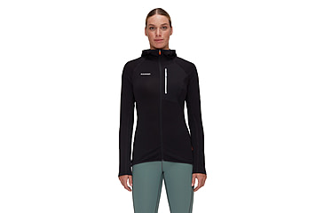 Image of Mammut Aenergy Light ML Hooded Jacket - Womens, Black, XL, 1014-05551-0001-116