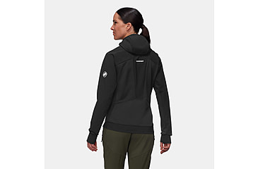 Image of Mammut Aenergy SO Hybrid Hooded Jacket - Womens, Black, Small, 1011-01930-0001-113