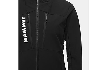 Image of Mammut Aenergy SO Hybrid Hooded Jacket - Womens, Black, Small, 1011-01930-0001-113