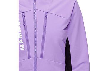 Image of Mammut Aenergy SO Hybrid Hooded Jacket - Womens, Lavandin-Black, L, 1011-01930-6441-115