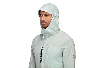 Image of Mammut Aenergy WB Hooded Jacket - Mens, Silver Sage, XL, 1012-00581-1288-116