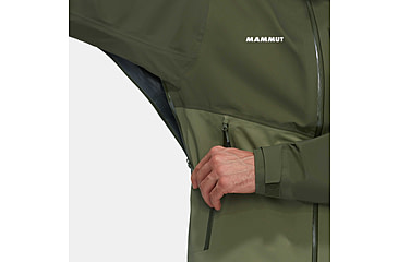 Image of Mammut Alto Guide HS Hooded Jacket - Mens, Marsh/Dark Marsh, Large, 1010-29561-40300-115