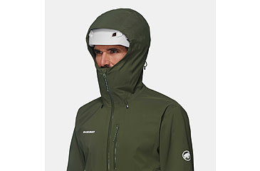 Image of Mammut Alto Guide HS Hooded Jacket - Mens, Marsh/Dark Marsh, Large, 1010-29561-40300-115