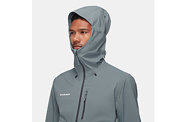 Image of Mammut Alto Guide HS Hooded Jacket - Mens, Silver Sage/Strata, 2XL, 1010-29561-1303-117