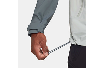 Image of Mammut Alto Guide HS Hooded Jacket - Mens, Silver Sage/Strata, 2XL, 1010-29561-1303-117