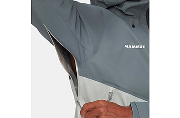 Image of Mammut Alto Guide HS Hooded Jacket - Mens, Silver Sage/Strata, 2XL, 1010-29561-1303-117