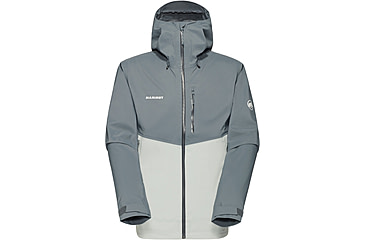 Image of Mammut Alto Guide HS Hooded Jacket - Mens, Silver Sage/Strata, 2XL, 1010-29561-1303-117