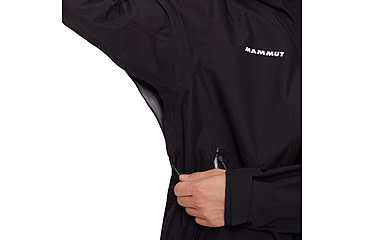 Image of Mammut Alto Light HS Hooded Jacket - Mens, Black, Large, 1010-30660-0001-115
