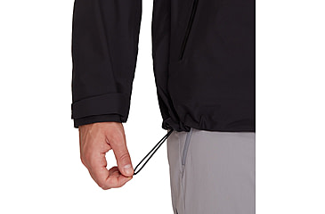 Image of Mammut Alto Light HS Hooded Jacket - Mens, Black, Large, 1010-30660-0001-115