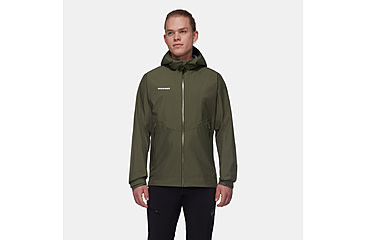 Image of Mammut Alto Light HS Hooded Jacket - Mens, Dark Marsh, Medium, 1010-30660-40284-114