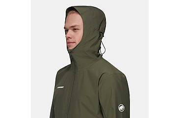 Image of Mammut Alto Light HS Hooded Jacket - Mens, Dark Marsh, Medium, 1010-30660-40284-114