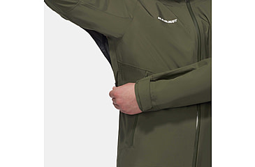 Image of Mammut Alto Light HS Hooded Jacket - Mens, Dark Marsh, Medium, 1010-30660-40284-114