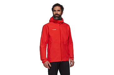 Image of Mammut Alto Light HS Hooded Jacket - Mens, Mammut Red, M, 1010-30660-3778-114