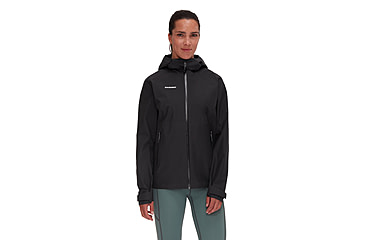 Image of Mammut Alto Light HS Hooded Jacket - Womens, Black, XL, 1010-30670-0001-116
