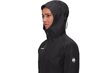 Image of Mammut Alto Light HS Hooded Jacket - Womens, Black, XL, 1010-30670-0001-116