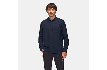 Image of Mammut Alvra Summer Long Sleeve Shirt - Mens, Alpine Calamint, Extra Large, 1015-01570-6433-116