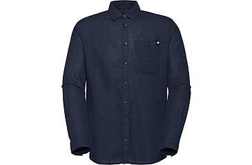 Image of Mammut Alvra Summer Long Sleeve Shirt - Mens, Alpine Calamint, Extra Large, 1015-01570-6433-116