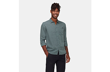 Image of Mammut Alvra Summer Long Sleeve Shirt - Mens, Strata, Large, 1015-01570-00789-115