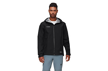 Image of Mammut Crater Light HS Hooded Jacket - Mens, Black, XL, 1010-31450-0001-116