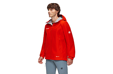 Image of Mammut Crater Light HS Hooded Jacket - Mens, Mammut Red, L, 1010-31450-3778-115