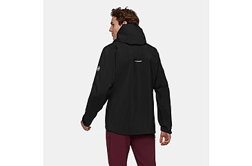 Image of Mammut Crater Pro HS Hooded Jacket - Mens, Black, Large, 1010-31680-0001-115