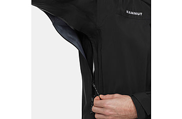 Image of Mammut Crater Pro HS Hooded Jacket - Mens, Black, Large, 1010-31680-0001-115