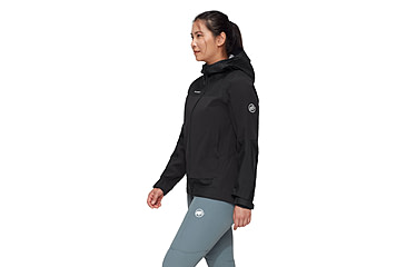 Image of Mammut Ducan Guide HS Hooded Jacket - Womens, Black, M, 1010-31390-0001-114