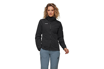 Image of Mammut GRANITE SO Hooded Jacket - Womens, Black, L, 1011-02481-0001-115