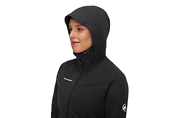 Image of Mammut GRANITE SO Hooded Jacket - Womens, Black, L, 1011-02481-0001-115