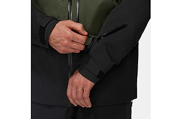 Image of Mammut Haldigrat HS Hooded Jacket - Mens, Dark Marsh, Extra Large, 1010-30361-40294-116
