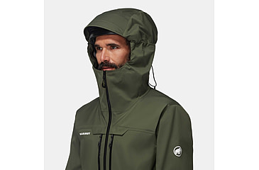 Image of Mammut Haldigrat HS Hooded Jacket - Mens, Dark Marsh, Extra Large, 1010-30361-40294-116