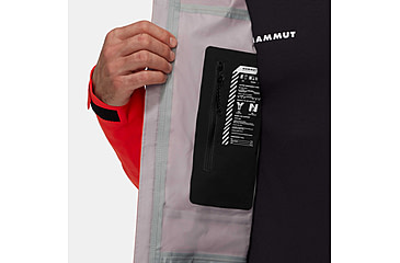 Image of Mammut Haldigrat HS Hooded Jacket - Mens, Mammut Red, Medium, 1010-30361-3778-114