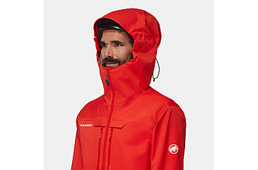 Image of Mammut Haldigrat HS Hooded Jacket - Mens, Mammut Red, Medium, 1010-30361-3778-114