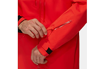 Image of Mammut Haldigrat HS Hooded Jacket - Mens, Mammut Red, Medium, 1010-30361-3778-114