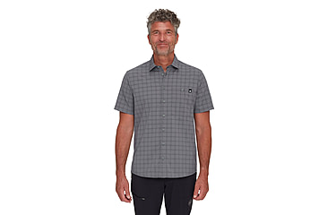 Image of Mammut Lenni Shirt - Mens, Steel-Black, M, 1015-01471-00722-114