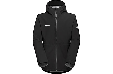 Image of Mammut Linard Guide HS Hooded Jacket - Mens, Black, Small, 1010-30950-0001-113