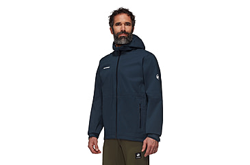Image of Mammut Linard Guide HS Hooded Jacket - Mens, Marine, L, 1010-30950-5118-115