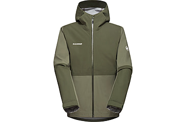 Image of Mammut Linard Guide HS Hooded Jacket - Mens, Marsh/Dark Marsh, Small, 1010-30950-40300-113