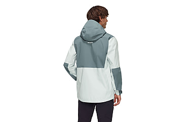 Image of Mammut Linard Guide HS Hooded Jacket - Mens, Silver Sage-Strata, S, 1010-30950-1303-113
