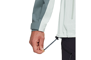 Image of Mammut Linard Guide HS Hooded Jacket - Mens, Silver Sage-Strata, S, 1010-30950-1303-113