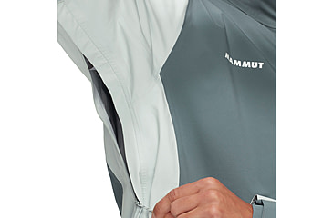 Image of Mammut Linard Guide HS Hooded Jacket - Mens, Silver Sage-Strata, S, 1010-30950-1303-113